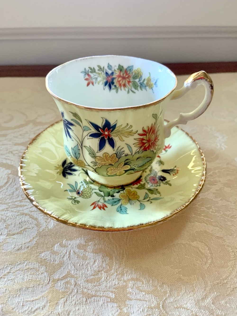 Vintage Paragon Oriental Series Ming cup and saucer